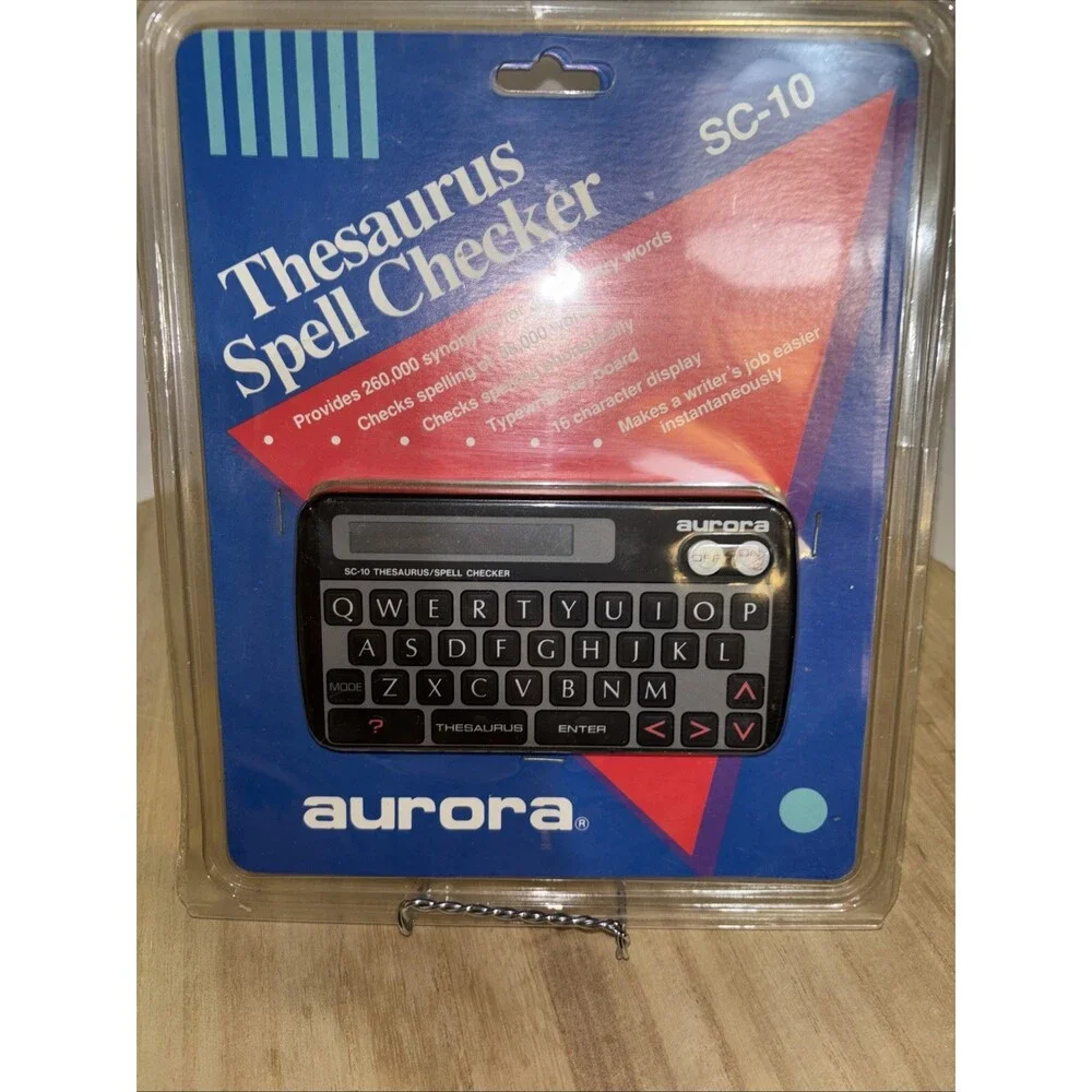 Vintage Aurora SC-10 Thesaurus Spell Checker NEW OLD STOCK 1989